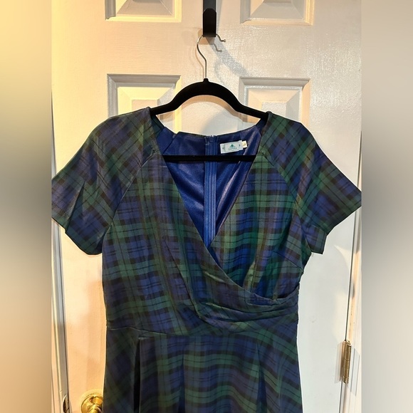 Zapaka 1950’s Plaid Dress - Picture 4 of 6